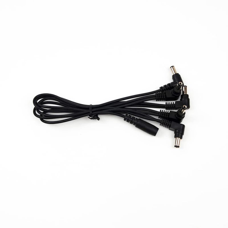 Godtone 9V DC 1 to 5Way Daisy Chain Power Supply Splitter Guitar Effect Pedal Adapter, Black - Image 5